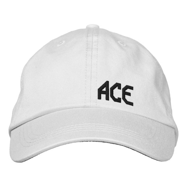 ACE Tennis Gear Embroidered Baseball Cap (Front)