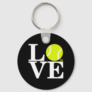 Ace Tennis LOVE Keychain