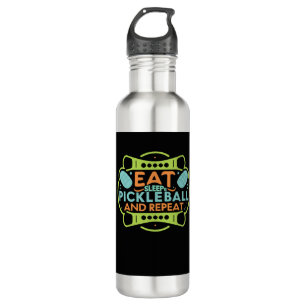 Ace the Court with Pickleball   Stainless Steel Water Bottle