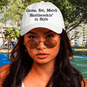 Ace the Style Game Embroidered Baseball Cap