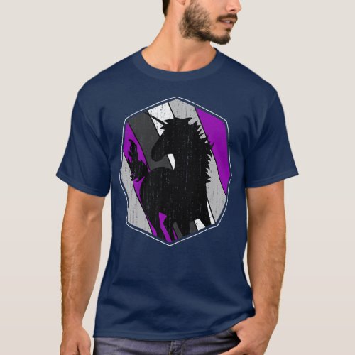 Ace Unicorn Asexuality Pride Flag LGBTQ Equality A T_Shirt