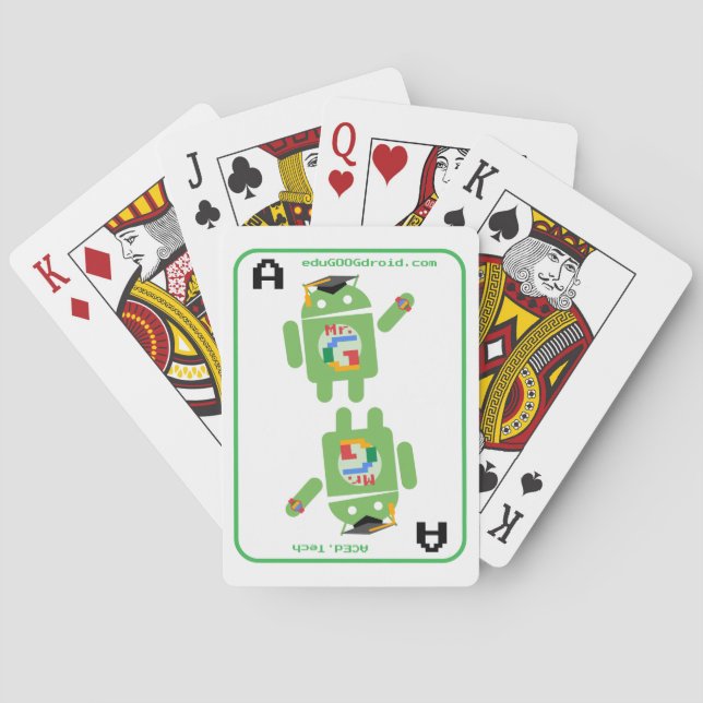 ACEd Tech Mr.G Poker Cards (Back)