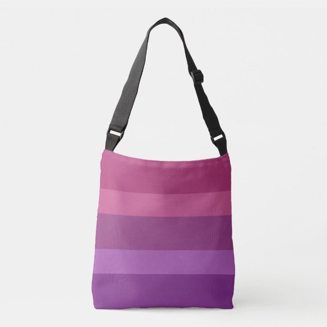 Aceflux Pride Flag Crossbody Bag (Front)