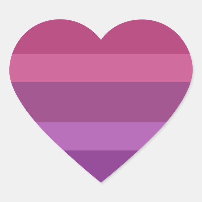 Aceflux Pride Flag Heart Sticker (Front)