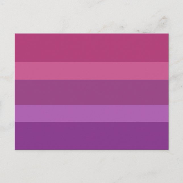 Aceflux Pride Flag Postcard (Front)