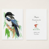 ACEO ATC Magpies (Front & Back)