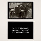 ACEO- Really Old Rusty Car- Mini Print (Front & Back)