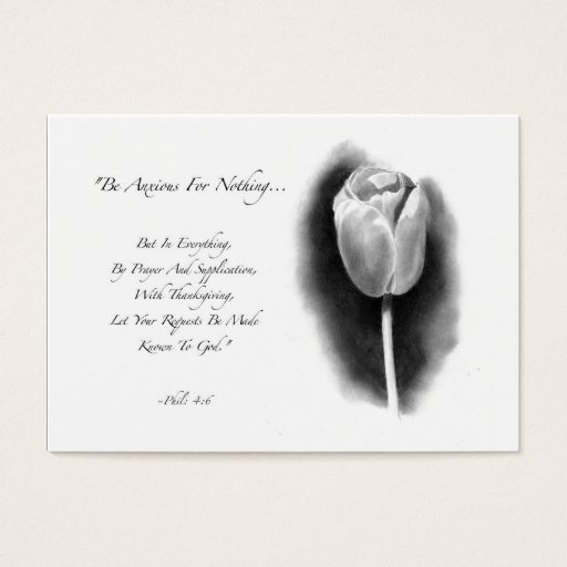 Customizable ACEO SIZE: TULIP: BIBLE VERSE: PENCIL ART BUSINESS CARD TEMPLATES