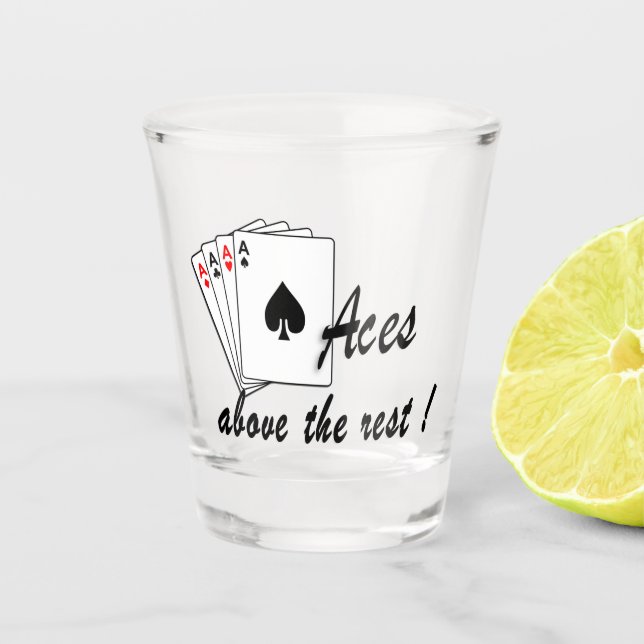 Aces Above the Rest Glass (Front)