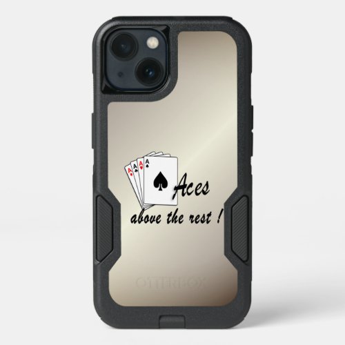 Aces Above the Rest Gold iPhone 13 Case