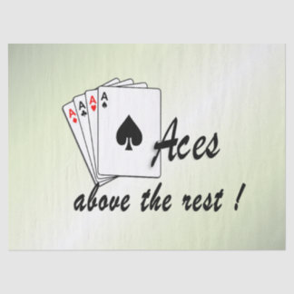 Aces Above the Rest Green Tissue Paper