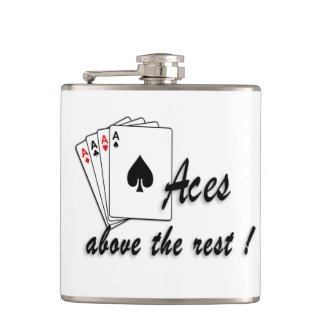 Aces Above the Rest Hip Flask