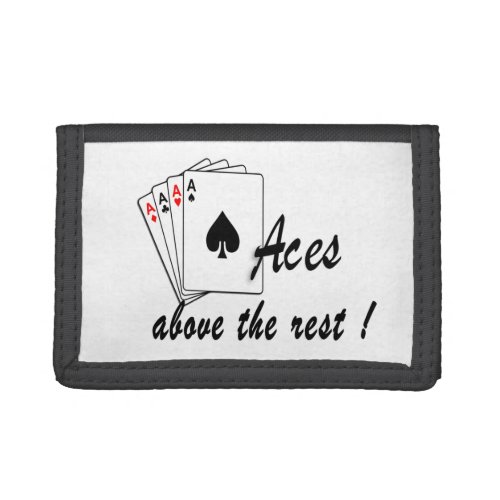 Aces Above the Rest  Trifold Wallet