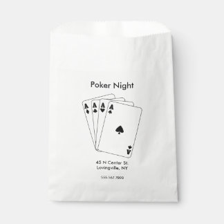 Aces Cards Favor Bag