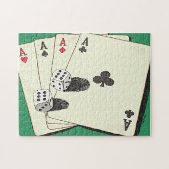 Aces High Jigsaw Puzzle by terrymcclaryart at Zazzle