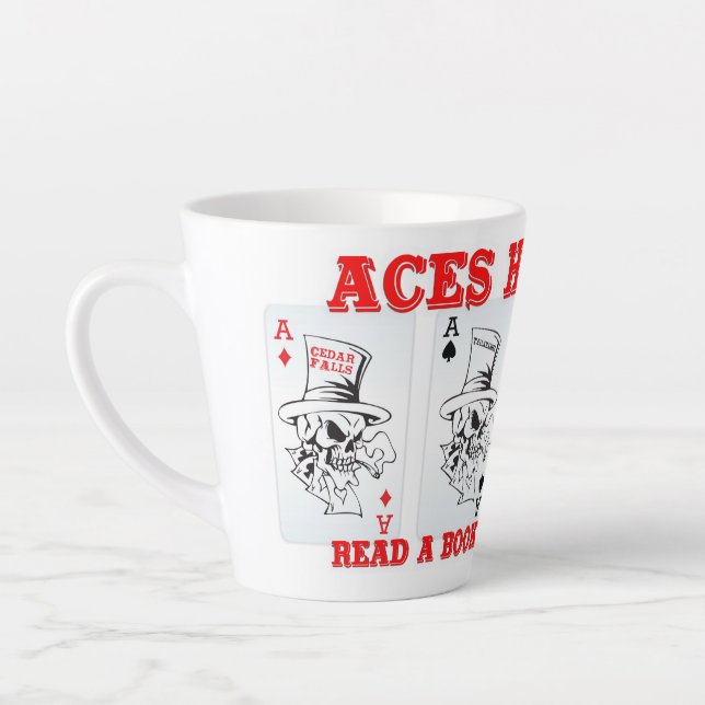 Aces High MC Latte Mug (Left)