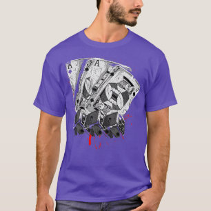 Aces Jacks & Dices - Vintage Poker Design  T-Shirt