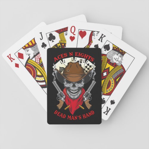 Aces N Eights Dead Mans Hand Playing Cards