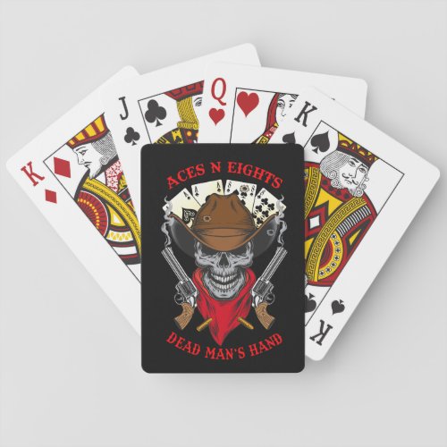 Aces N Eights Dead Mans Hand Playing Cards