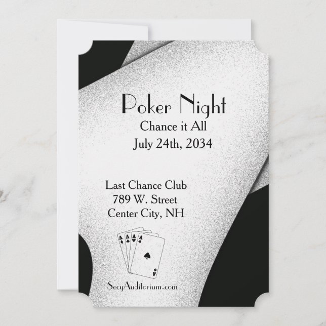 Aces Poker Hand (Front)