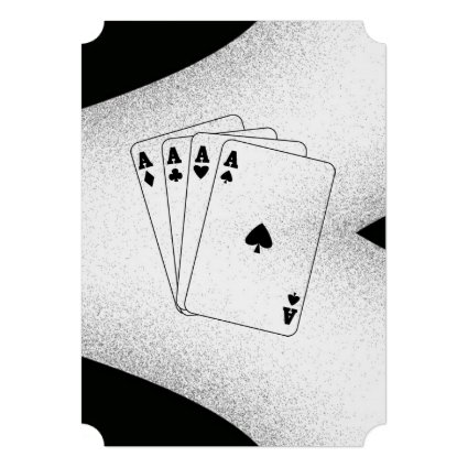 Aces Poker Hand Card
