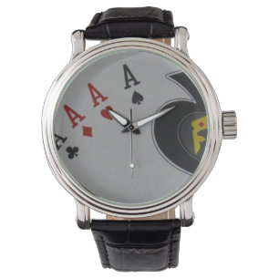 Aces Quads Poker Cards, Watch