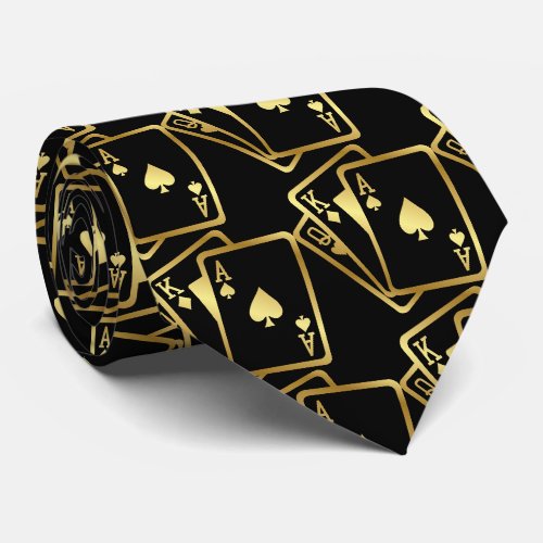 Aces Tie One On Casino Tie