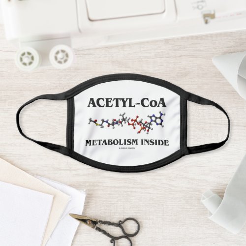 Acetyl_CoA Metabolism Inside Chemical Molecule Face Mask