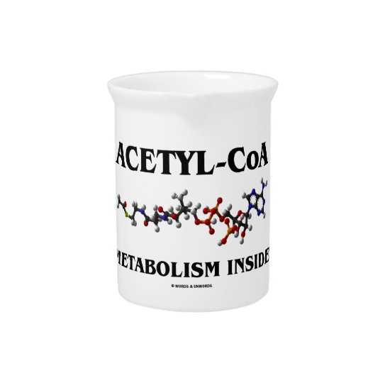 Acetyl-CoA Metabolism Inside (Chemical Molecule) Pitcher