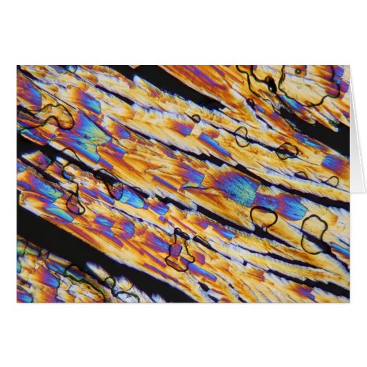 Acetylsalicylic Acid under the Microscope Cards (Front Horizontal)