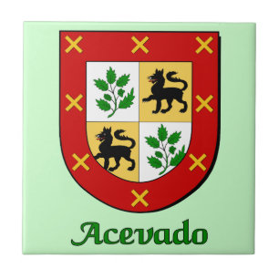 Acevado Family Shield Ceramic Tile