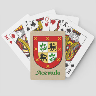 Acevado Family Shield Poker Cards
