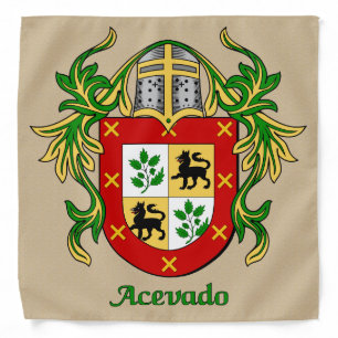 Acevado Historical Coat of Arms Bandana