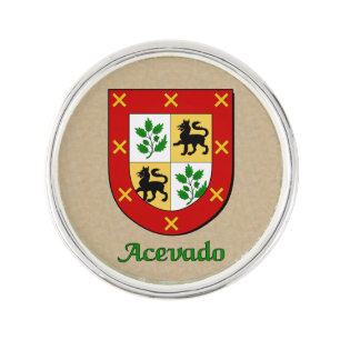 Acevado Historical Shield Lapel Pin