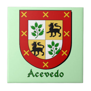 Acevedo Family Shield Tile
