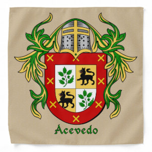Acevedo Historical Coat of Arms Bandana