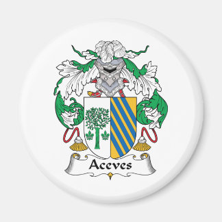Aceves Family Crest Magnet