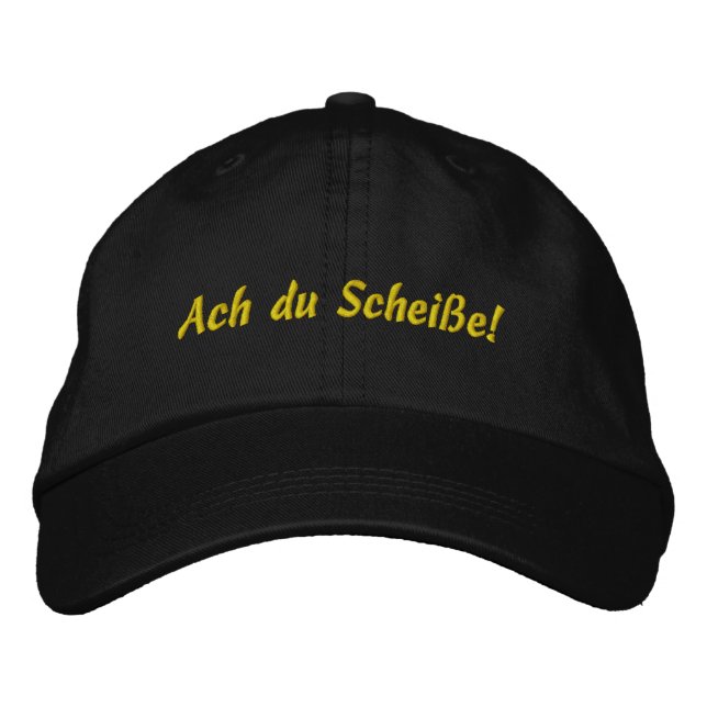 Ach du Scheibe! Embroidered Cap (Front)