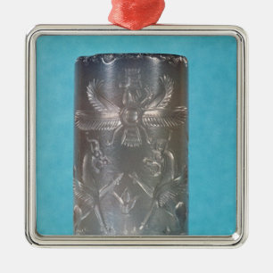Achaemenid cylinder seal metal ornament