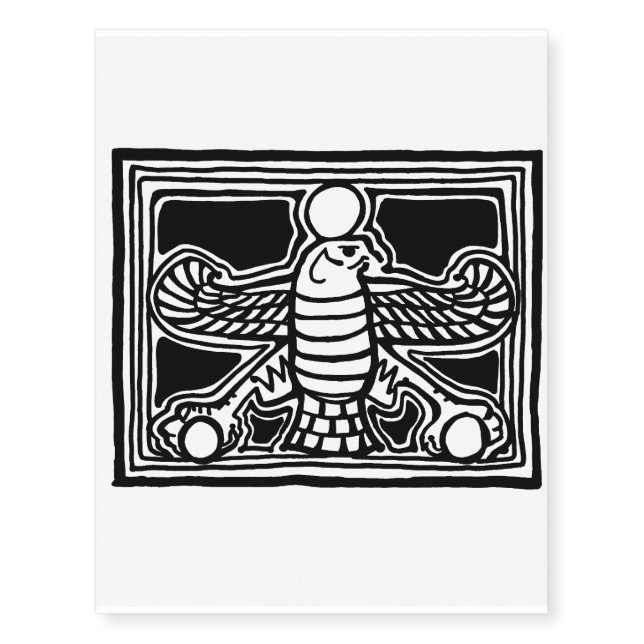 Achaemenid Empire temp tattoo by ParanormalPrints (Front)