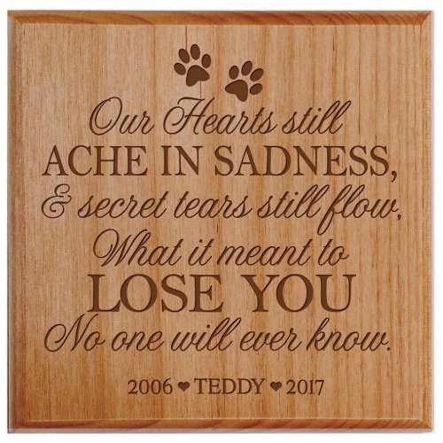 Ache In Sadness Small Alder Wood Pet Urn