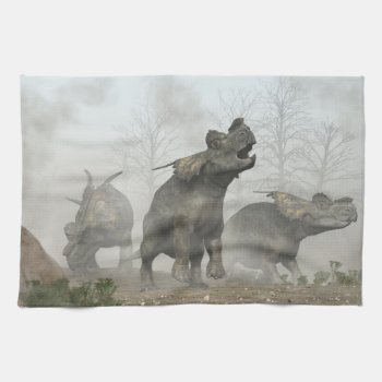 Achelousauruses Towel by ArtOfDanielEskridge at Zazzle