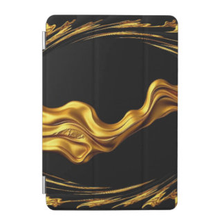 Achem Opulent Liquid Gold Black Monochro Christian iPad Mini Cover