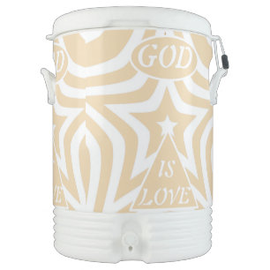 Achempong God Is Love Star Creamy Sandstone 10 Gal Beverage Cooler