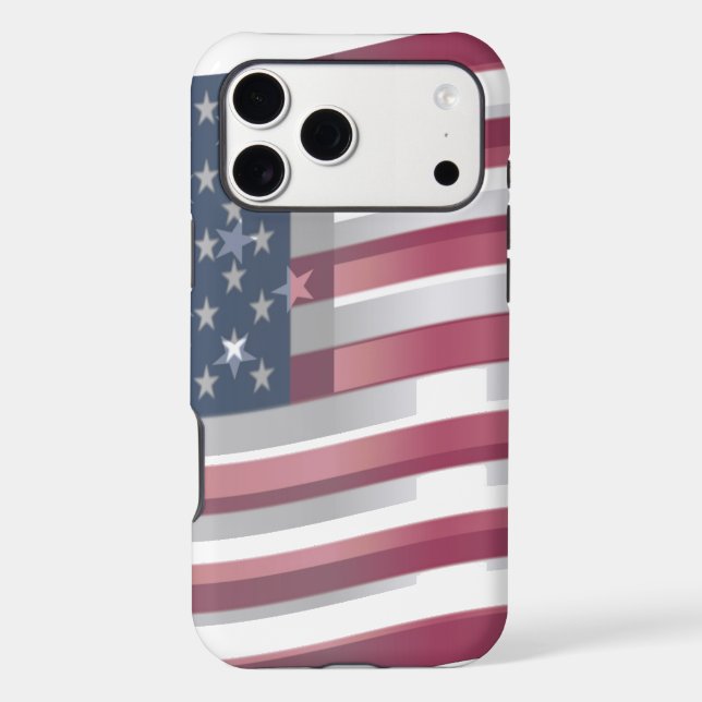 Achempong Star Spangled: Beautiful American Flag  Case-Mate iPhone Case (Back)