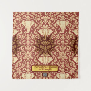 Achempong Trumpeting Forward: A Timeless Statement Tapestry