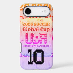Achempong USA 2026 Global Cup: Personalize Name 10 iPhone 17 Air Case