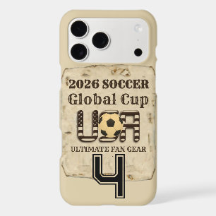 Achempong USA 2026 Global Cup: Vintage Parchment 4 iPhone 17 Pro Max Case