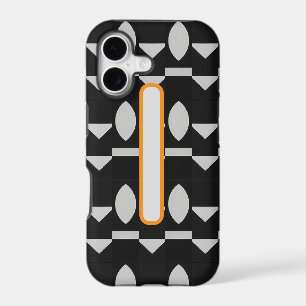 Achempong Vibrant Orange Accent Noir Luxury Design iPhone 17 Case