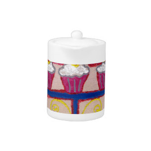 Achempong's Artful Inspirational Cupcake Couture Teapot